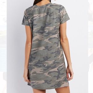 ♡ NWOT Camo T-Shirt Dress ♡